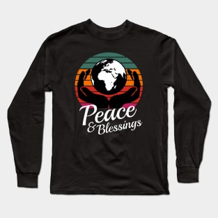 Peace & Blessings Long Sleeve T-Shirt